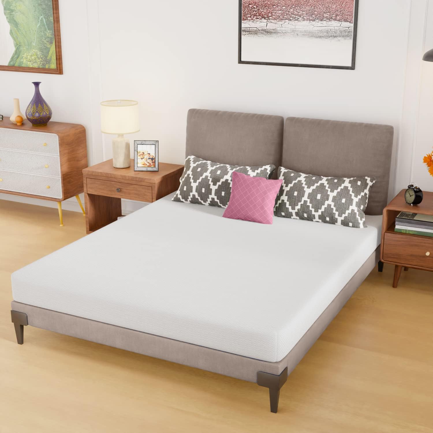 Memory Foam Mattress In A Box Queen - Queen Size Mattress,6 Inch Gel Memory
