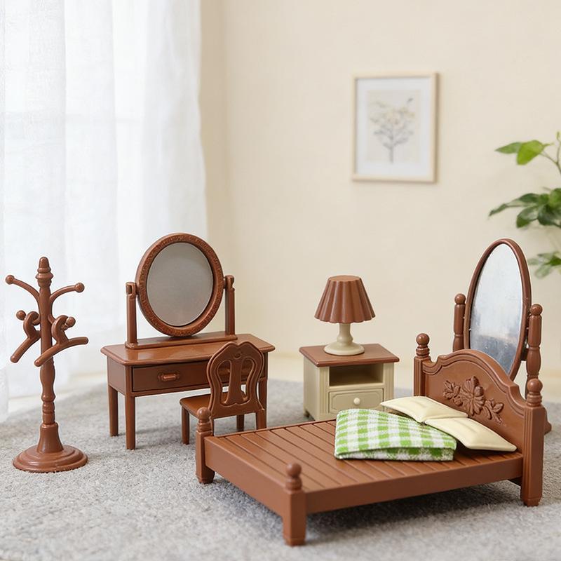 New Doll House Miniature Furni - огляд і ціна Bedroom Furniture