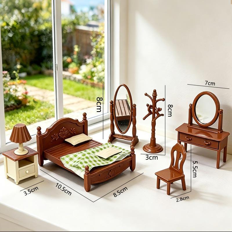 New Doll House Miniature Furni - огляд і ціна Bedroom Furniture