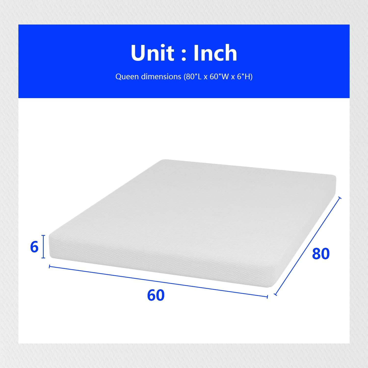 Queen Size Mattress,6 Inch Gel - огляд і ціна Memory Foam Mattress In A Box Queen