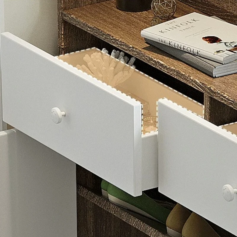 &Slim 20cm Shoe Cabinet Entryw - огляд і ціна Shoe Rack Cabinet Narrow Entryway