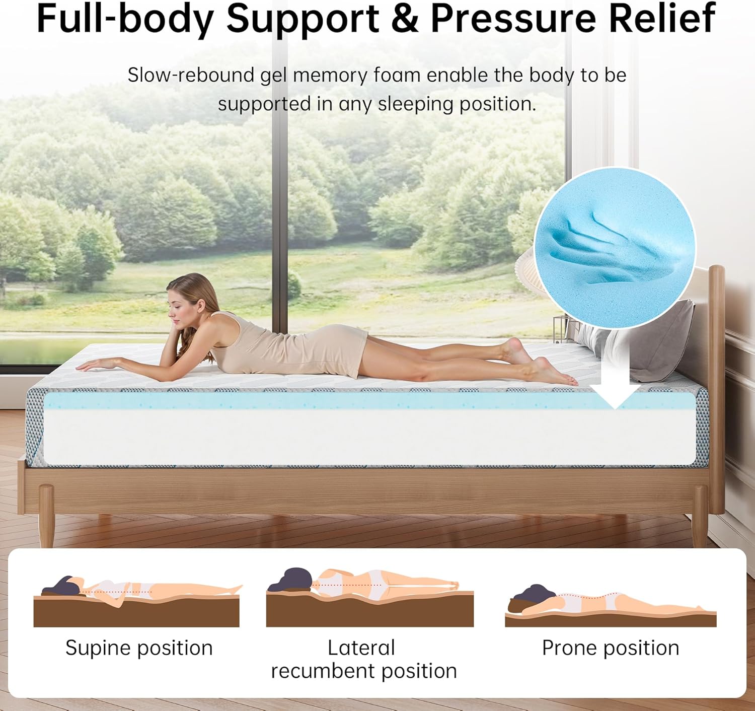 Queen Size Mattress 10 Inch Co - огляд і ціна Memory Foam Mattress In A Box Queen