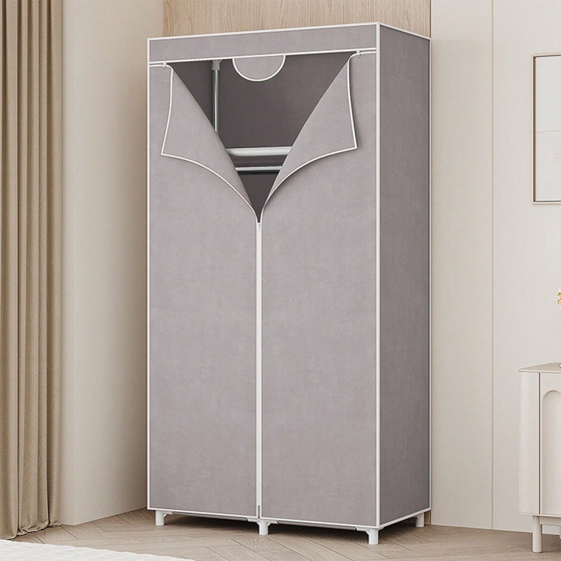 Red/Gray/Blue/Coffee Portable  - огляд і ціна Wardrobe Closet Portable Fabric Cover