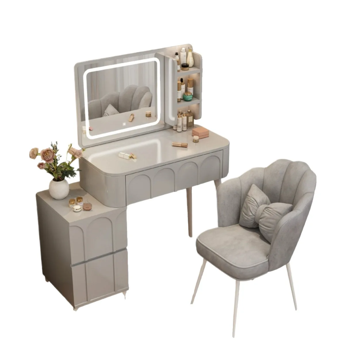 # Vanity Desk with Mirror and  - огляд і ціна Dressing Table Vanity With Lighted Mirror