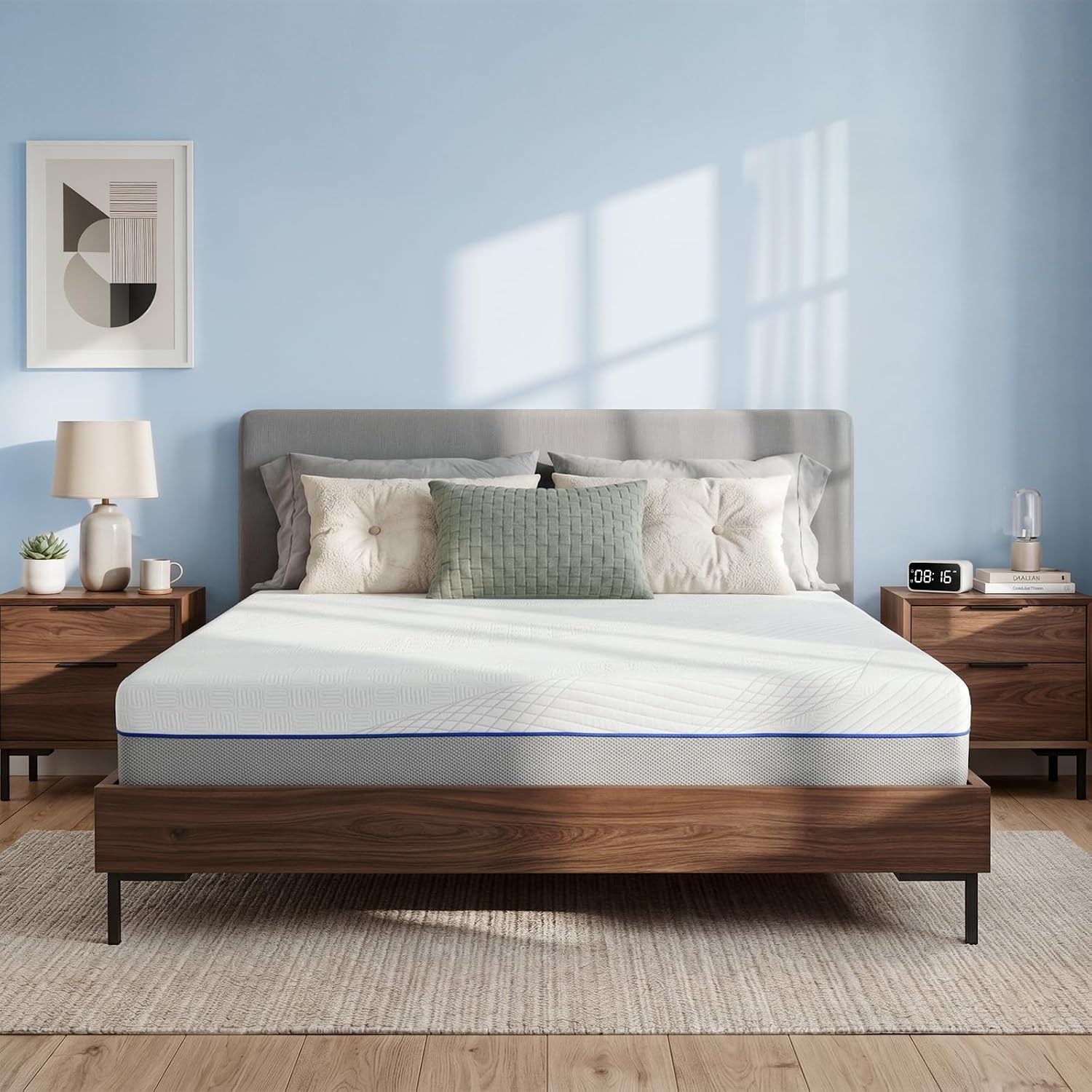 Queen Size Mattress 12 inch Me - огляд і ціна Memory Foam Mattress In A Box Queen