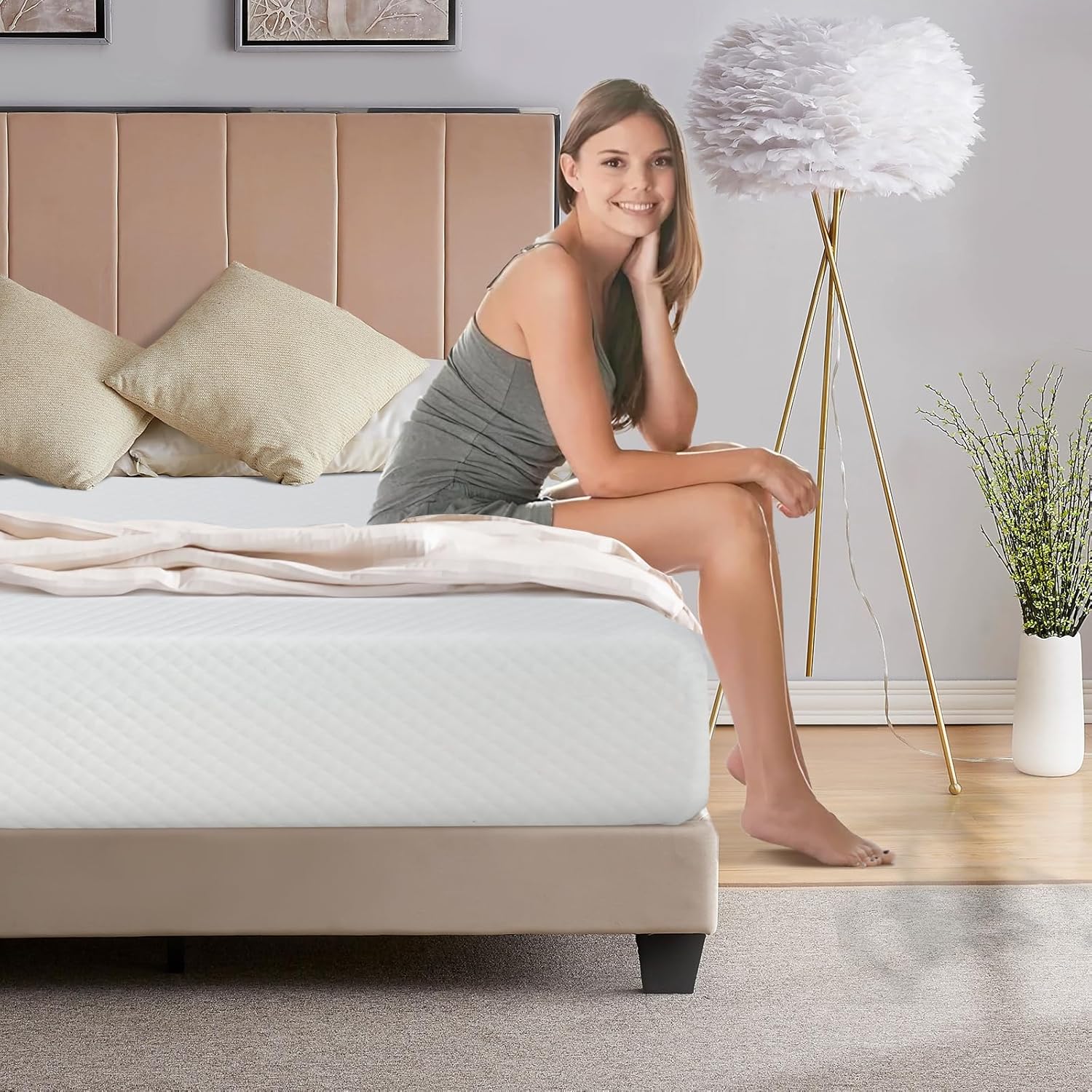 5/6/8/10/12-inch Gel Memory Fo - огляд і ціна Memory Foam Mattress In A Box Queen