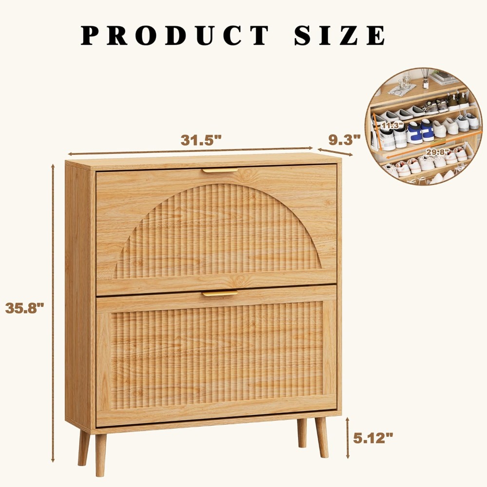 3 Flip Drawer Shoe Storage Cab - огляд і ціна Shoe Rack Cabinet Narrow Entryway