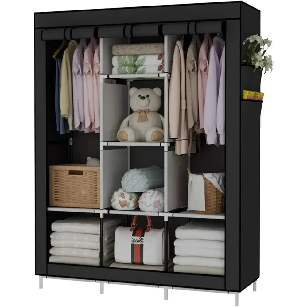 &Portable Wardrobe Closet Clot - огляд і ціна Wardrobe Closet Portable Fabric Cover